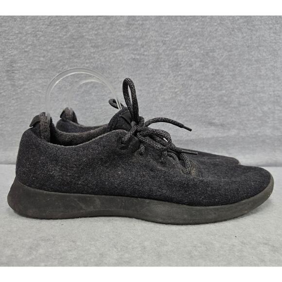 Allbirds Men's Black Wool Runners Size 13 - Picture 2 of 11
